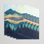 Blue Forest Wrapping Paper Gallery Image 3