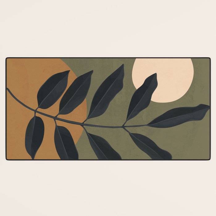 Abstract Art /Minimal Plant 40 Desk Mat Gallery Image 3