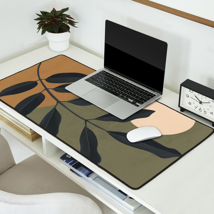 Abstract Art /Minimal Plant 40 Desk Mat Gallery Image 2