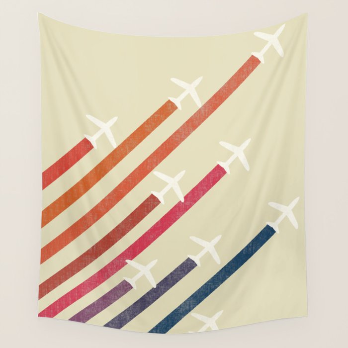 Aerial display (ver.2) Wall Tapestry Gallery Image 4