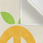 Apple and Orange - Love and Peace Wall Tapestry Gallery Image 3