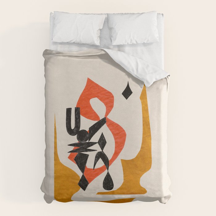 Orange Jinn Duvet Cover Gallery Image 6
