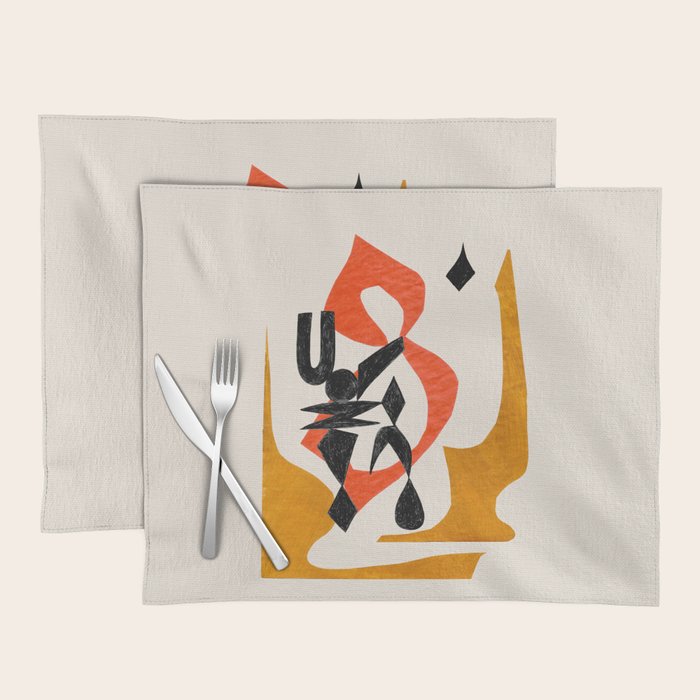 Orange Jinn Placemat Gallery Image 1