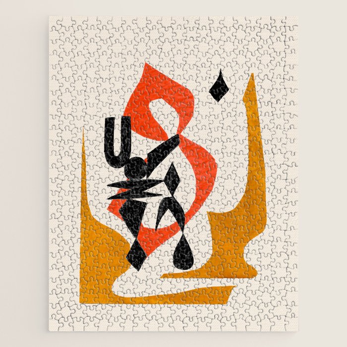 Orange Jinn Jigsaw Puzzle Gallery Image 1