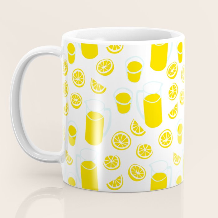Fresh lemonade fruit drink cartoon pattern Coffee Mug Gallery Image 3