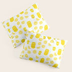 Fresh lemonade fruit drink cartoon pattern Pillow Sham Gallery Image 3