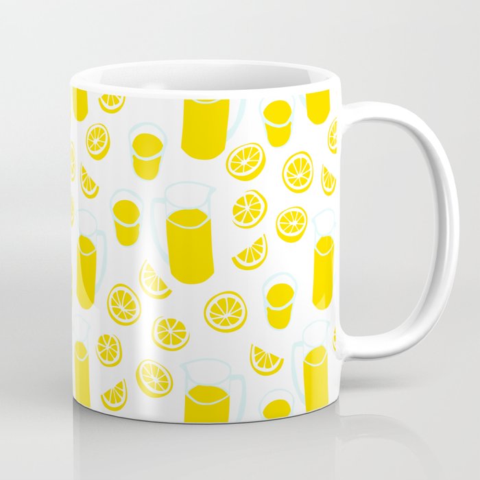 Fresh lemonade fruit drink cartoon pattern Coffee Mug Gallery Image 1