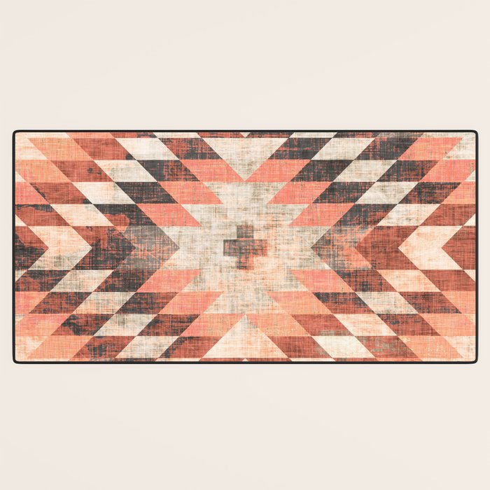 native coral diamond Desk Mat Gallery Image 3
