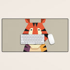 Tiger Desk Mat Gallery Image 1
