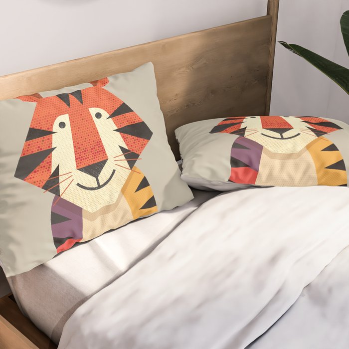 Tiger Pillow Sham Gallery Image 2