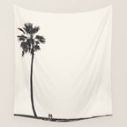 Moment under the coast palm tree Wall Tapestry Gallery Image 4