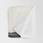 Moment under the coast palm tree Throw Blanket Gallery Image 3