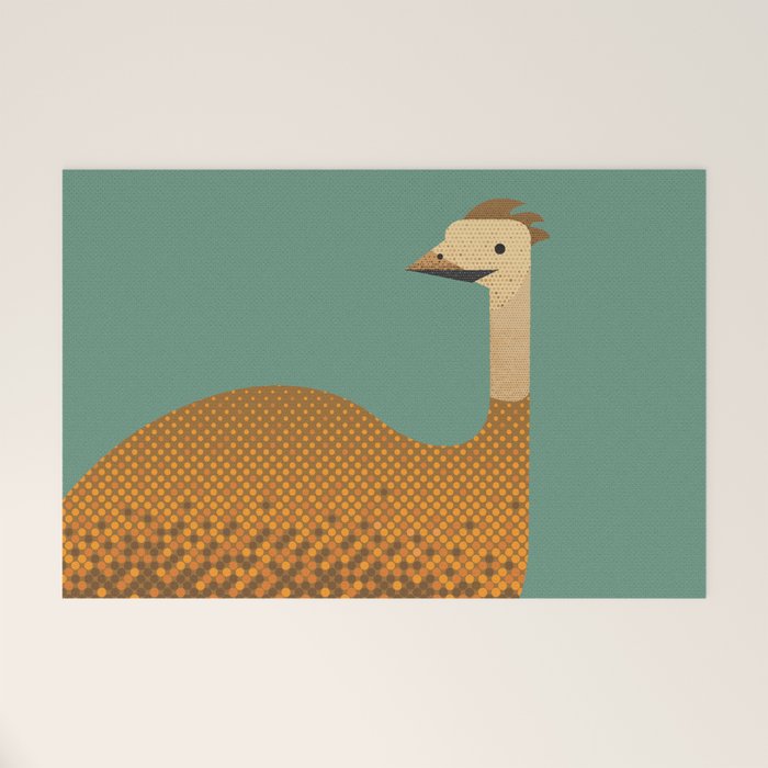 Whimsy Emu Welcome Mat Gallery Image 1