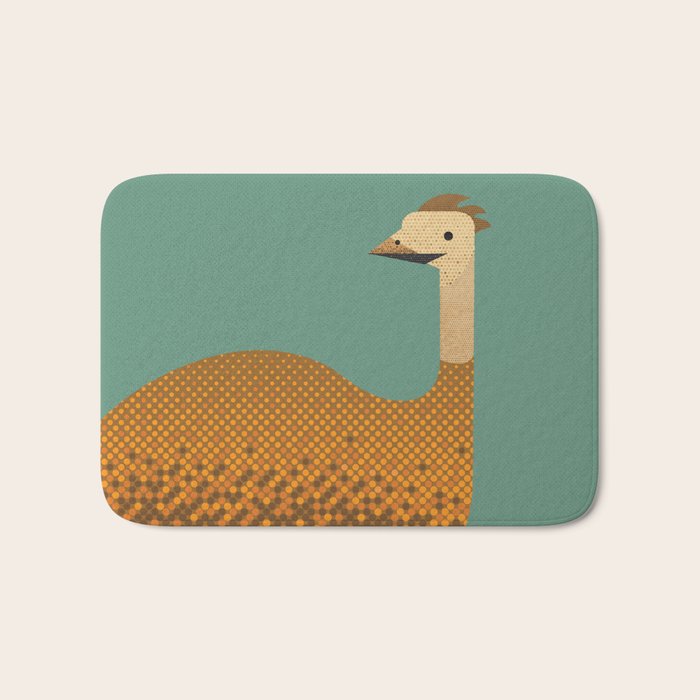 Whimsy Emu Bath Mat Gallery Image 1