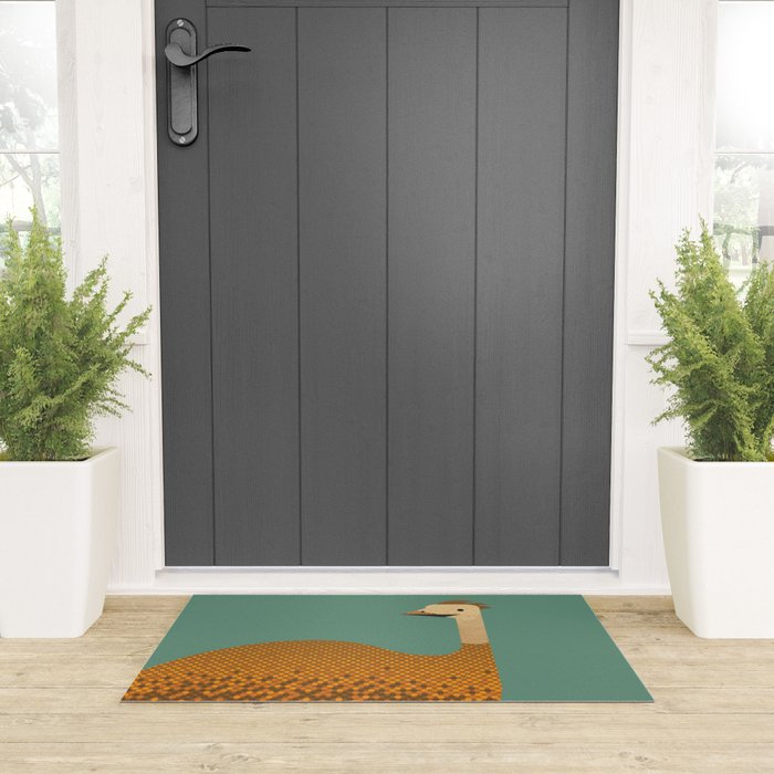 Whimsy Emu Welcome Mat Gallery Image 3