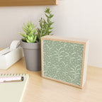 Boho Trees on Sage Green Mini Art Print Gallery Image 2