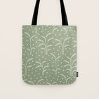 Boho Trees on Sage Green Tote Bag Gallery Image 1