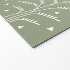 Boho Trees on Sage Green Welcome Mat Gallery Image 2