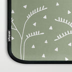 Boho Trees on Sage Green Laptop Sleeve Gallery Image 3
