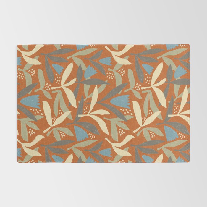 Hand Drawn Florals #1 Rug Gallery Image 2