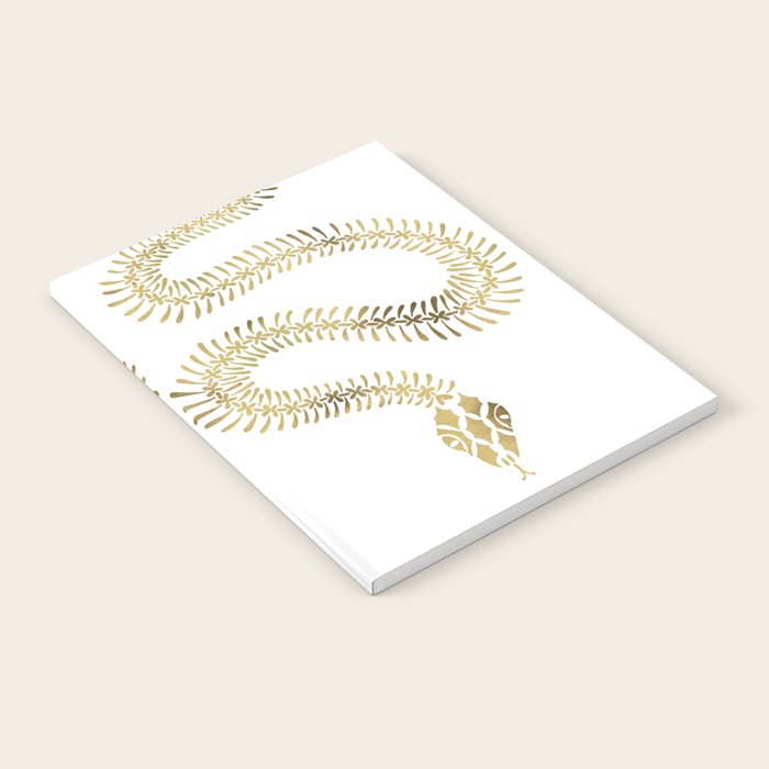 Snake Skeleton - Gold Notebook Gallery Image 1