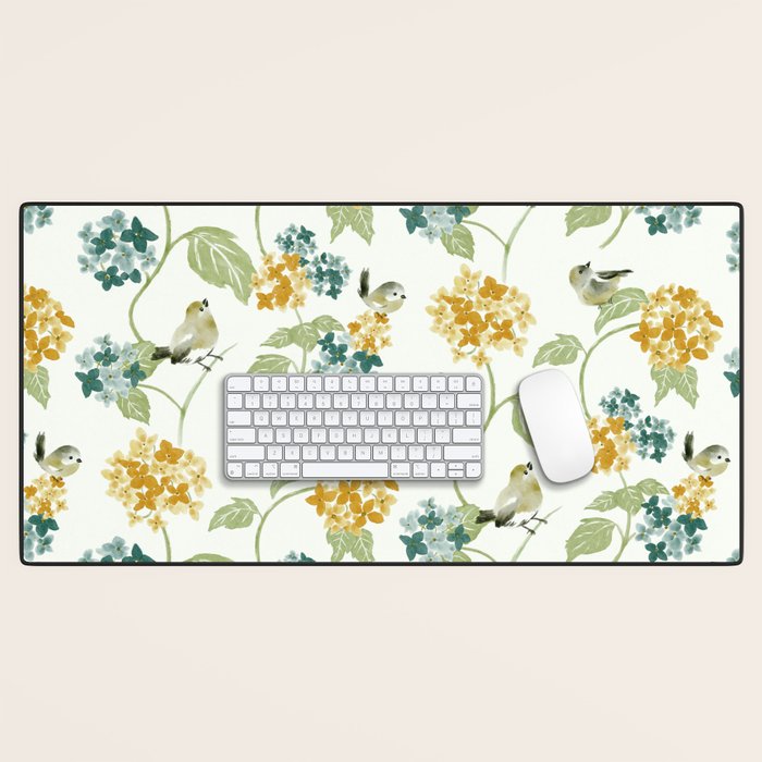 Hydrangea Poem Desk Mat Gallery Image 1