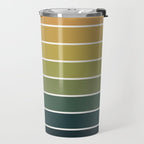 Gradient Arch XXVI Green Tones Mid Century Modern Rainbow Travel Mug Gallery Image 2