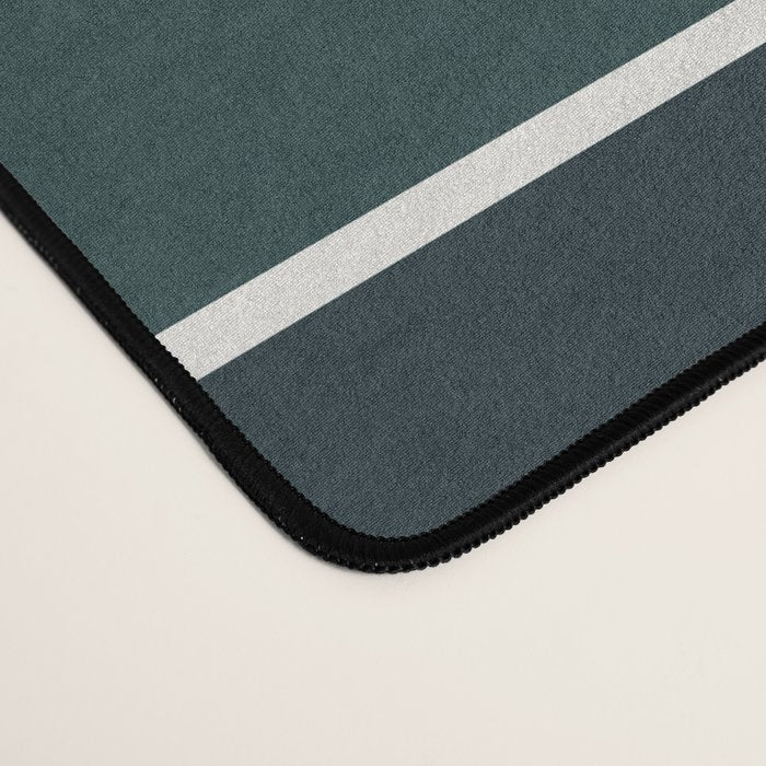Gradient Arch XXVI Green Tones Mid Century Modern Rainbow Desk Mat Gallery Image 4