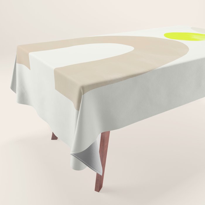 Balancing Shapes NO.3 | Neon Tablecloth Gallery Image 1