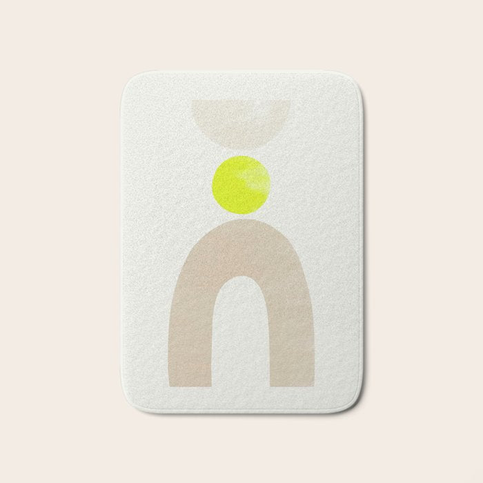 Balancing Shapes NO.3 | Neon Bath Mat Gallery Image 1