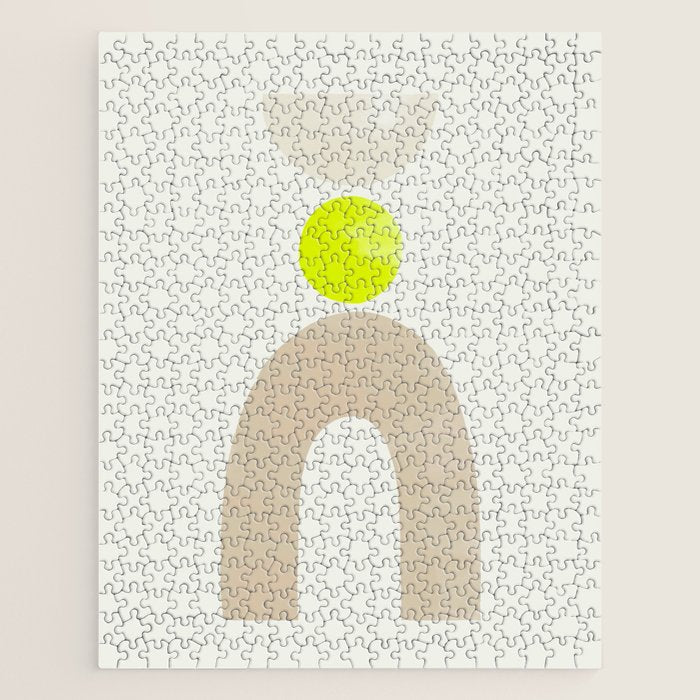 Balancing Shapes NO.3 | Neon Jigsaw Puzzle Gallery Image 1