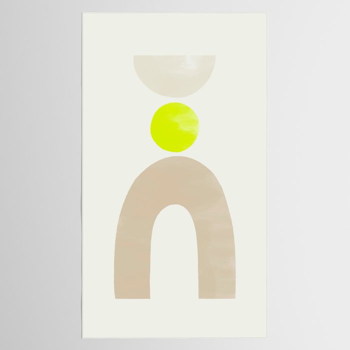 Balancing Shapes NO.3 | Neon Tablecloth Gallery Image 2