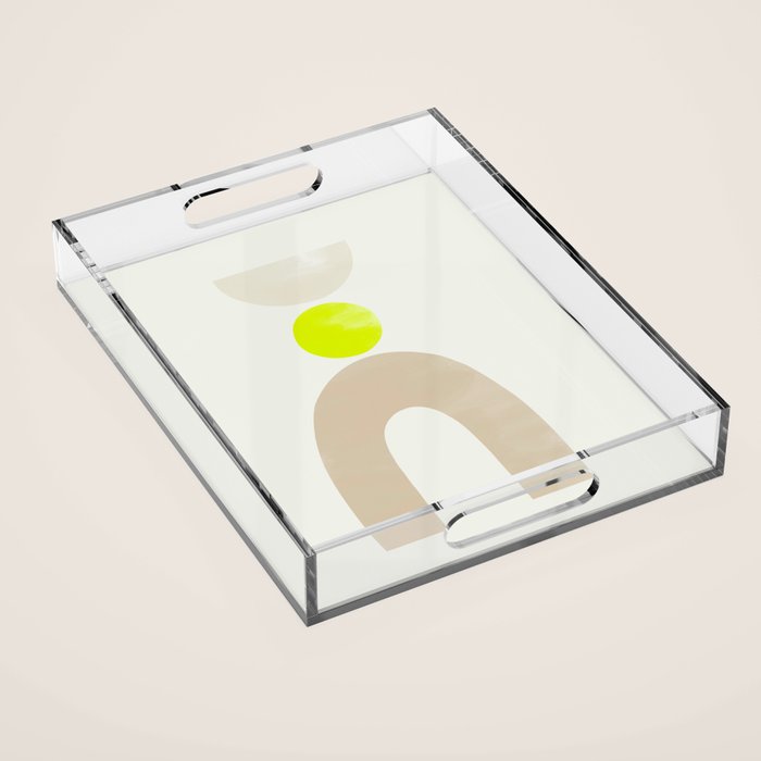 Balancing Shapes NO.3 | Neon Acrylic Tray Gallery Image 1