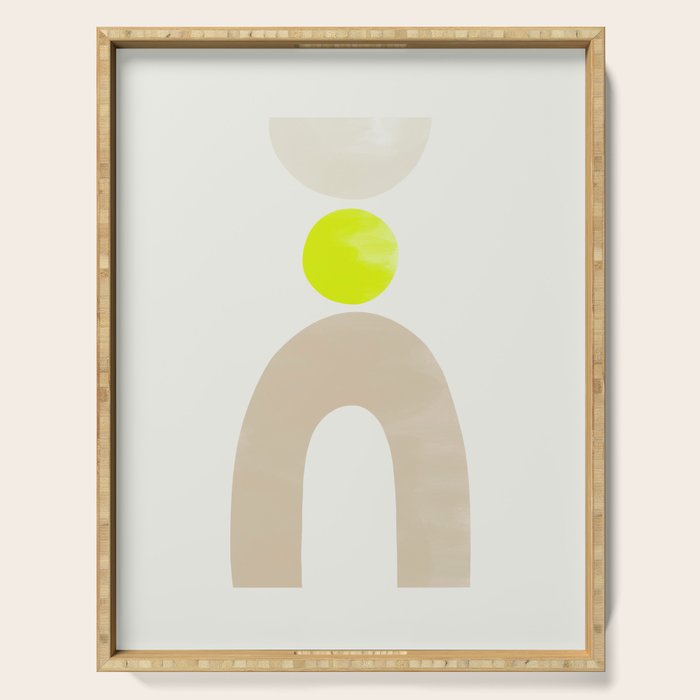 Balancing Shapes NO.3 | Neon Serving Tray Gallery Image 1