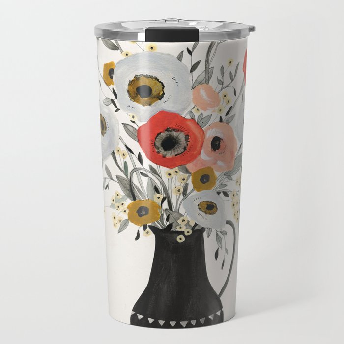 Poppies Travel Mug Gallery Image 1