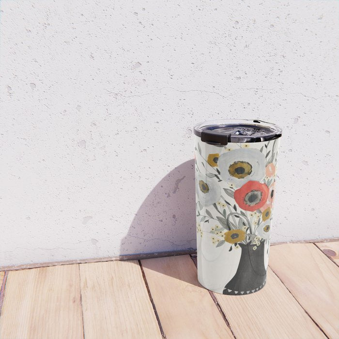 Poppies Travel Mug Gallery Image 4
