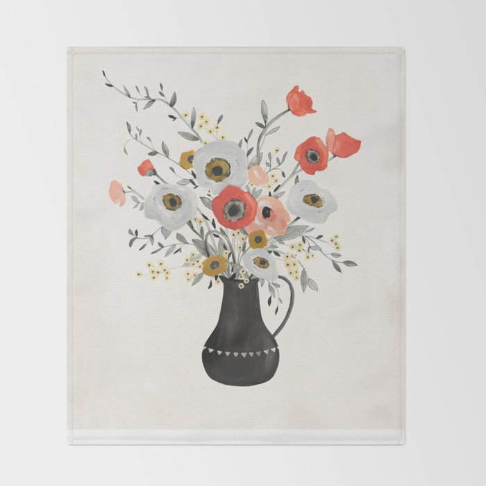 Poppies Throw Blanket Gallery Image 2