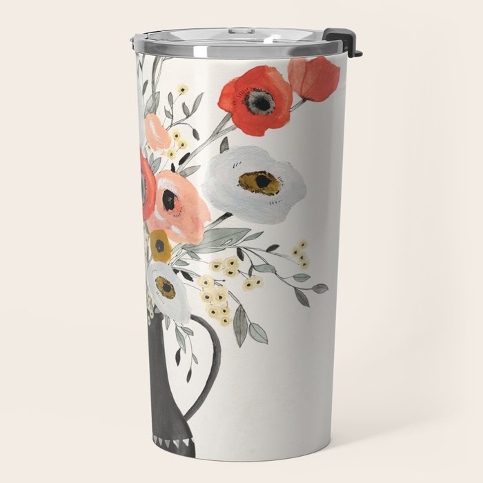 Poppies Travel Mug Gallery Image 2