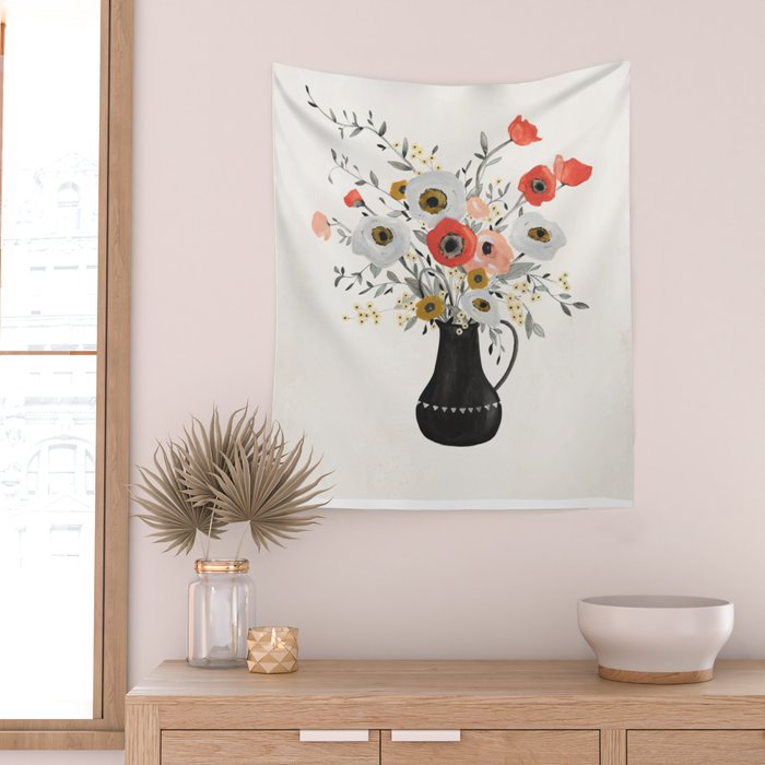 Poppies Wall Tapestry Gallery Image 2