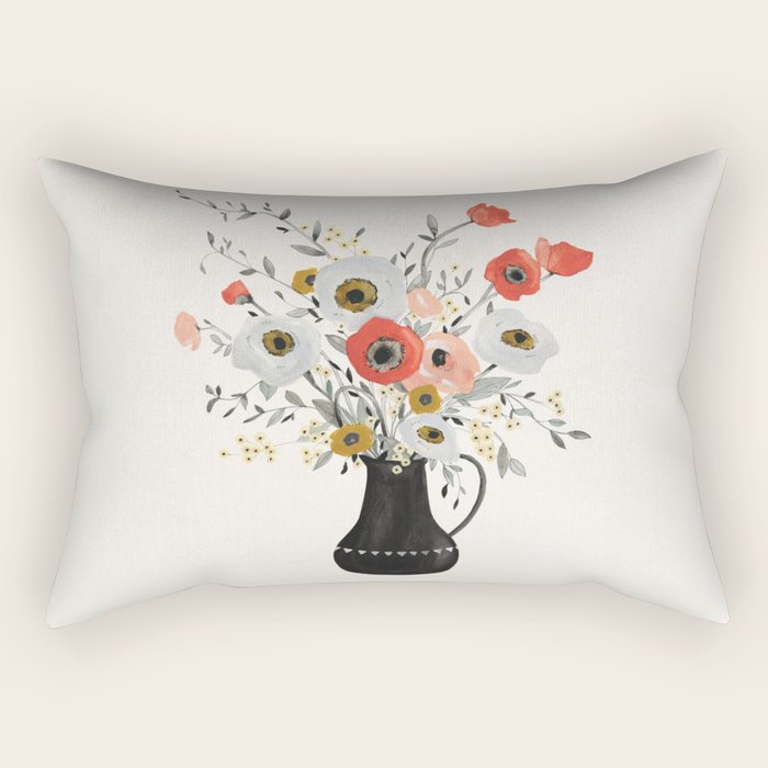 Poppies Rectangular Pillow Gallery Image 2