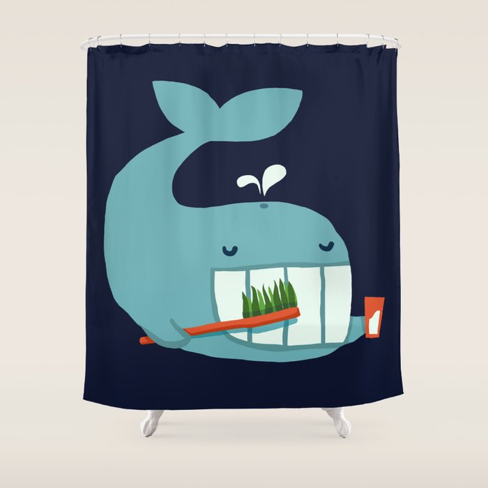 Brush Your Teeth Shower Curtain Gallery Image 1