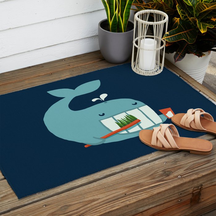 Brush Your Teeth Outdoor Rug Gallery Image 2