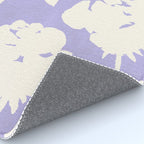 Roses Pattern - Violet Rug Gallery Image 4