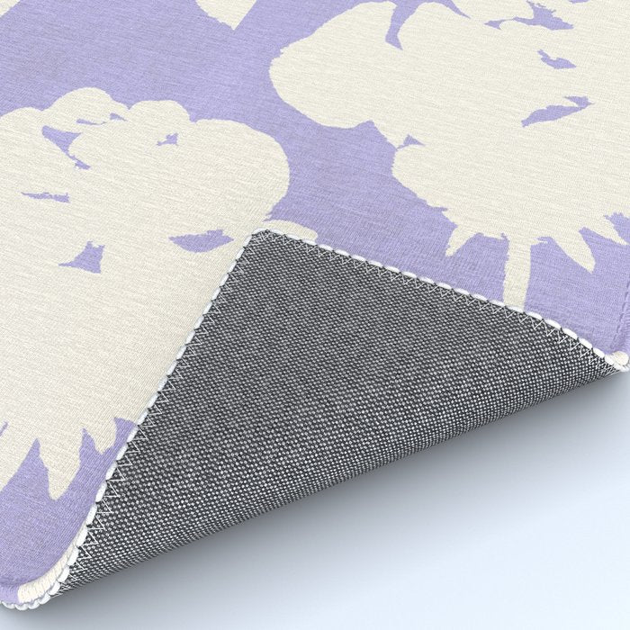Roses Pattern - Violet Rug Gallery Image 4