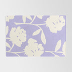 Roses Pattern - Violet Rug Gallery Image 2