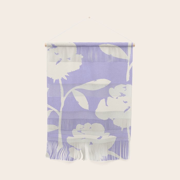 Roses Pattern - Violet Wall Hanging Gallery Image 1