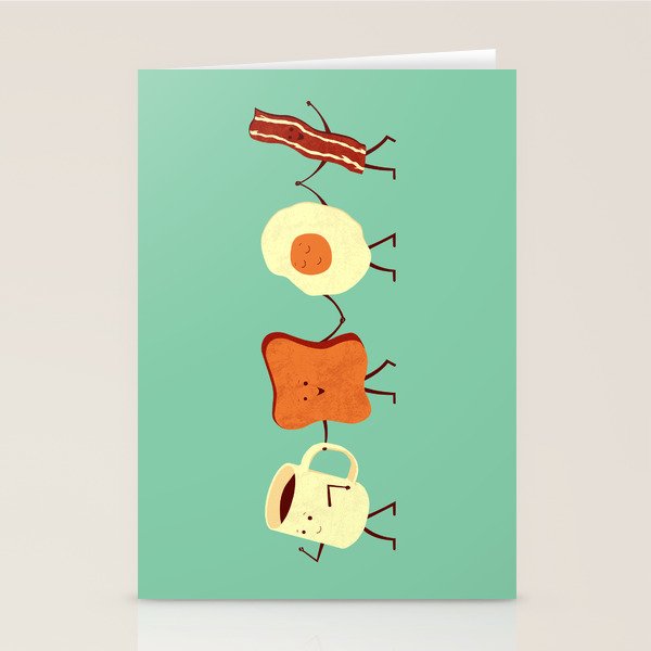 Let's All Go And Have Breakfast Stationery Card Gallery Image 1