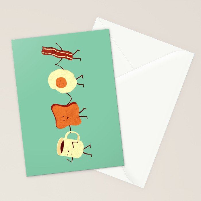 Let's All Go And Have Breakfast Stationery Card Gallery Image 2