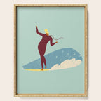 Surf girl Serving Tray Gallery Image 1