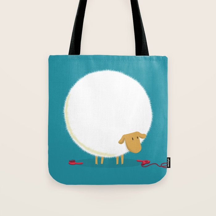Fluffy Sheep Tote Bag Gallery Image 1